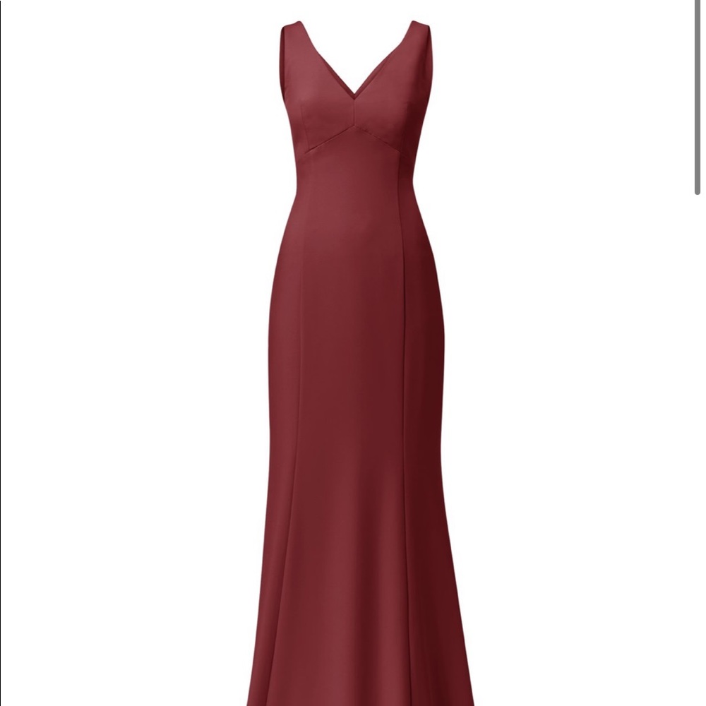 Amsale Gwyneth Dress in Cayenne